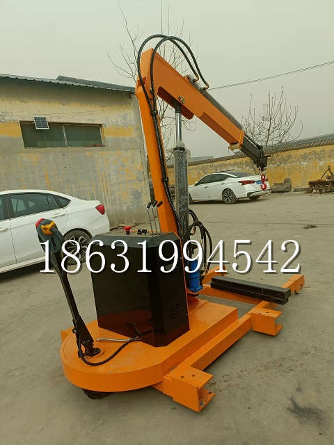 瑞穗乡自卸车厢随车吊 自制轮式四不像起重机 四驱平板吊 5吨 贵盛